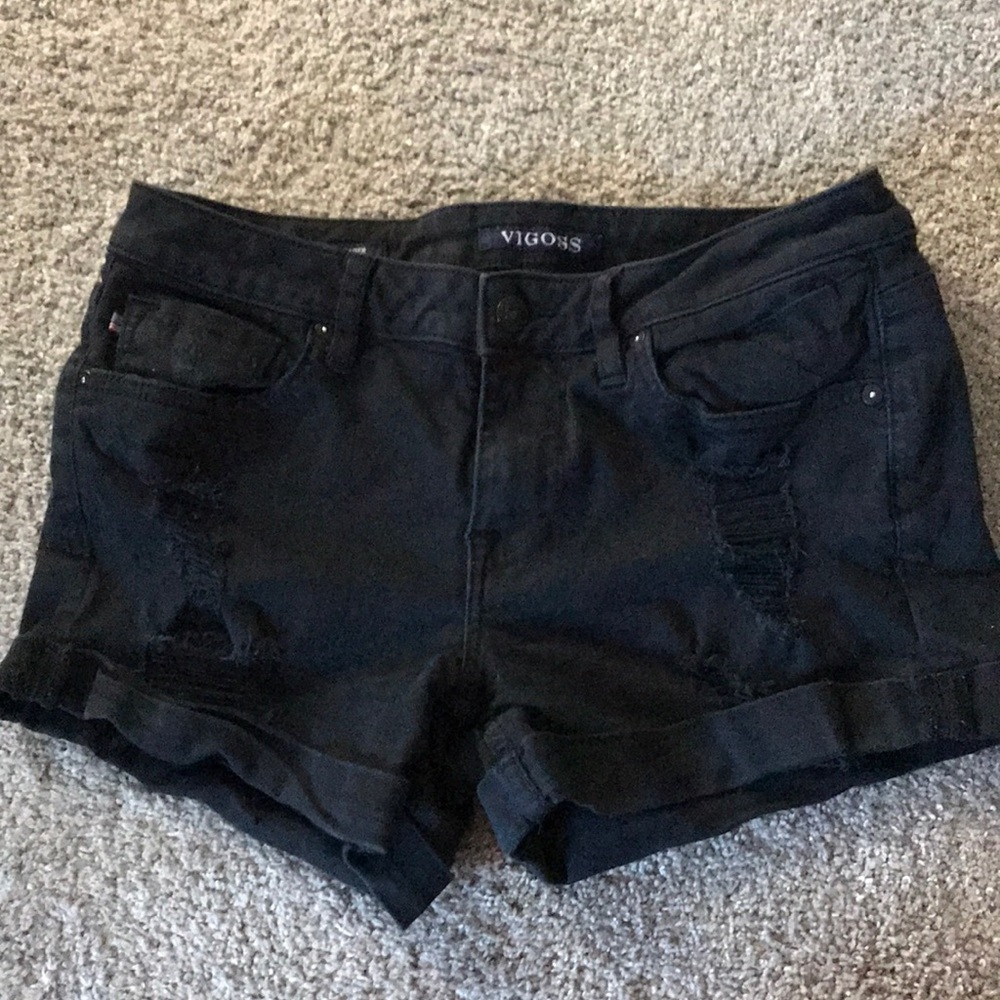Black Vigoss Jean shorts